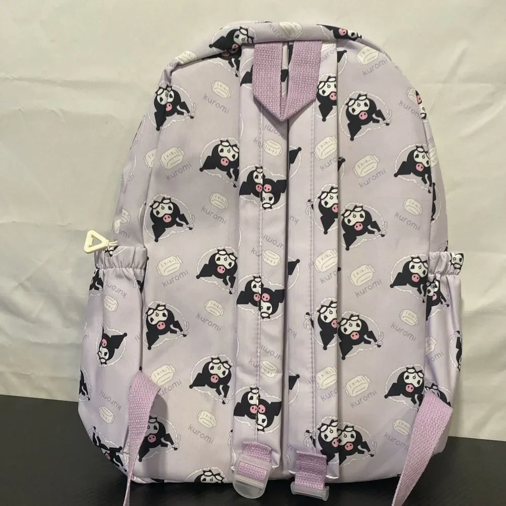 Sanrio Kawaii‎ Kuromi🌸CUTE🌸School Backpack Big Size NEW